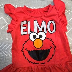 Sesame street red Elmo short sleeve t-shirt 12 months